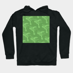 tropical plant hawaii aloha print Hoodie